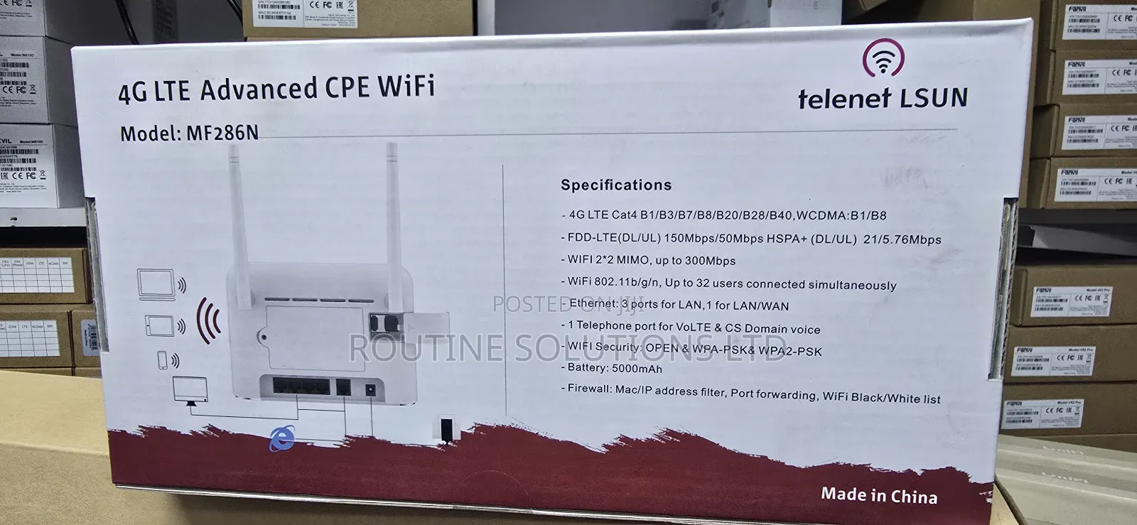 Telenet 4g Simcard Router Mf286n