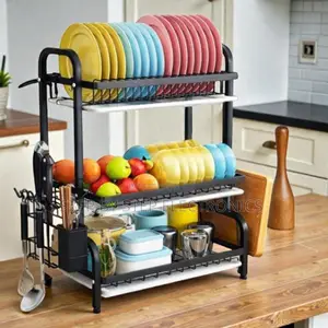 Professional 3 Tier Dish Drying Rack Countertop Organizer