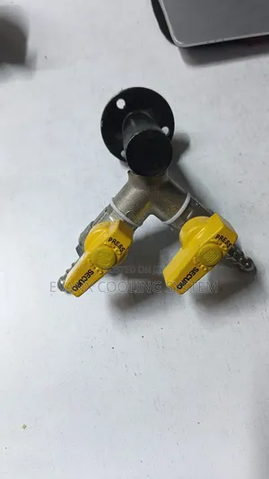 Brass Two Ways Gas Tap With Safety Switch