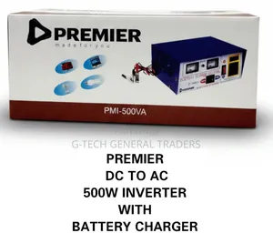 Premier Pmi-500va Dc to Ac 500w Inverter With Battery Charger