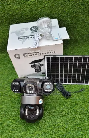 V380 4g Triple Len Solar PTZ Camera Full Hd 1080p Recording Capability