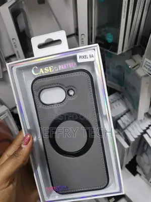 Nunp Google Pixel 9a Leather Back Case With Invisible Magnetic Stand