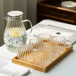Stripped / Pumpkin Transparent Teapot / Coffee /Juice/ Lemonade