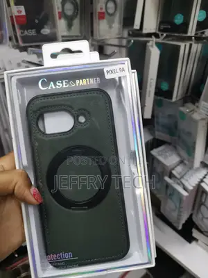 Cuvio Google Pixel 9a Leather Back Case With Invisible Stand
