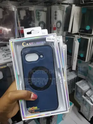 Zinxx Google Pixel 9a Leather Back Case With Magsafe Invisible Stand