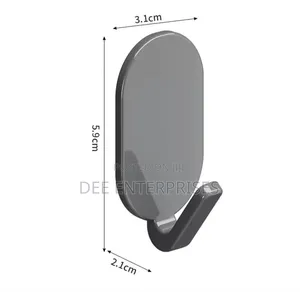 5 Piece Strong Self-Adhesive Wall Hooks
