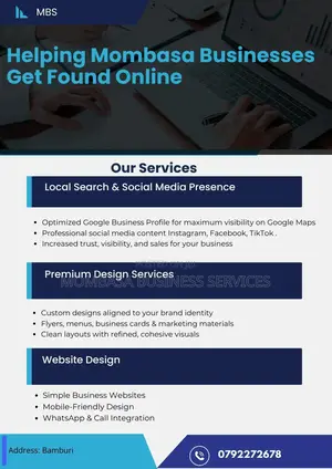 Google Maps Setup Website Design in Mombasa