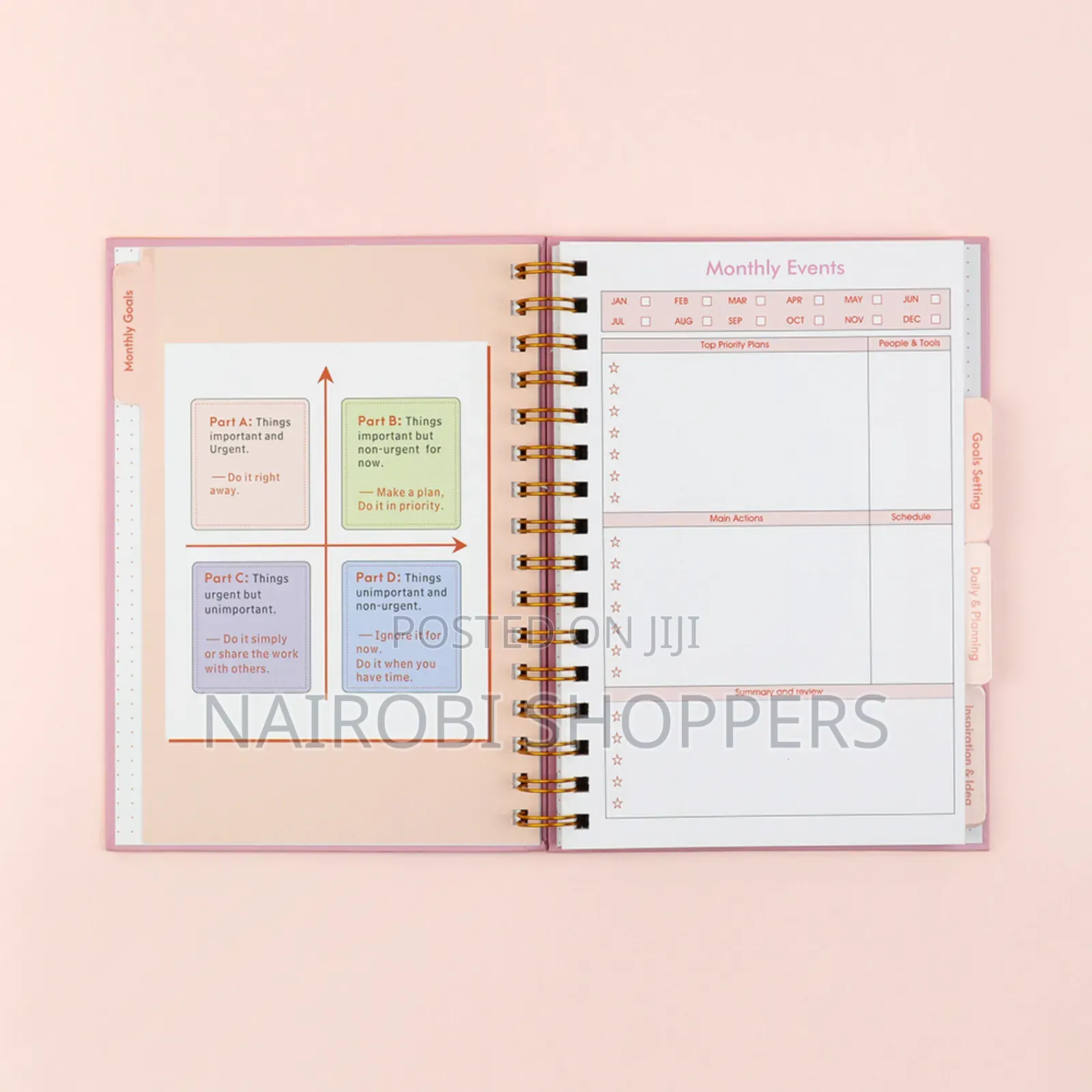 Goals Planner / Weekly Planner