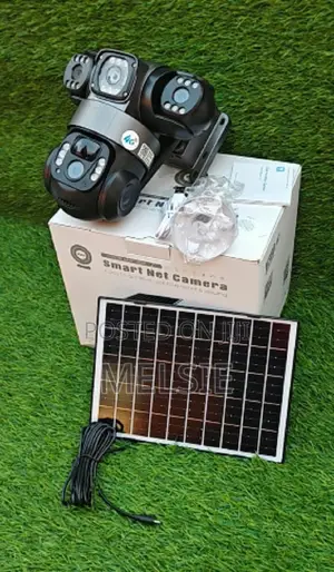Triple Lens 4g Solar PTZ CCTV Camera Solar-Powered