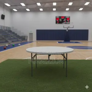 Compact 1.2m Plastic Foldable Table for Home and Office