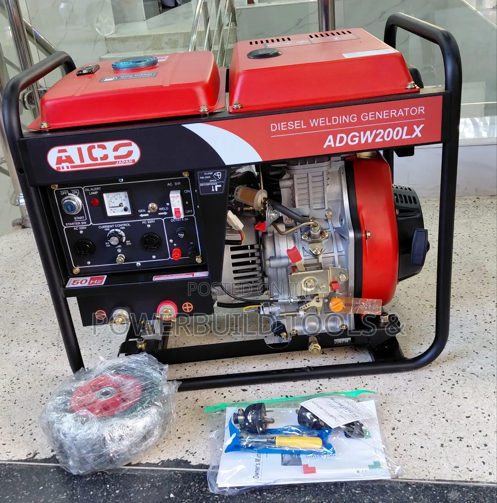 Aico Japan 8kva Diesel Welder Generator Open Type
