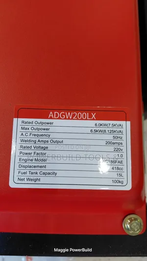 Aico Japan 8kva Diesel Welder Generator Open Type