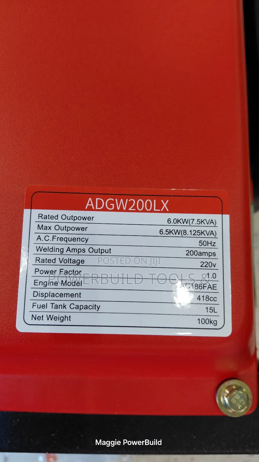 Aico Japan 8kva Diesel Welder Generator Open Type