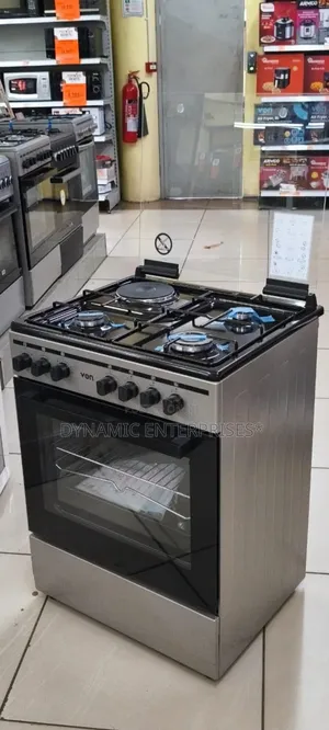 Von Standing Cooker - 3 Gas Burners + 1 Electric Plate