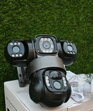 (Three) Solar Powered PTZ Cam - Human Detection, Colored Night Vision