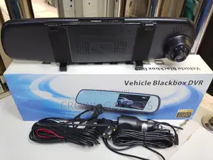 Vehicle DVR Mirror Dash Camera With G-Sensor Loop Recording