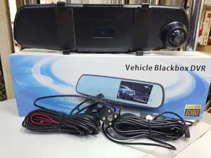 1080p Dual Lens Rearview Mirror Dash Cam Blackbox