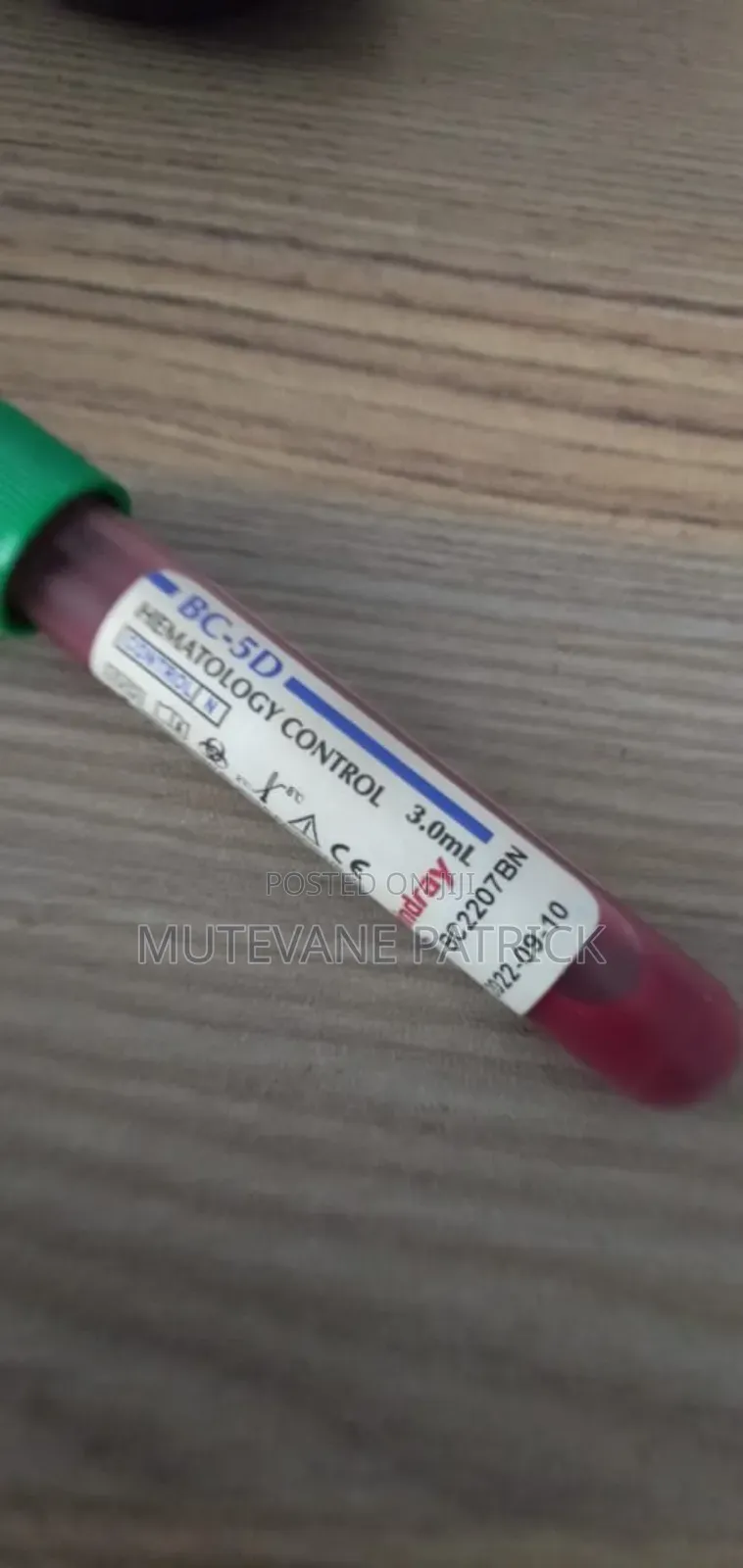Hematology Control (Normal)