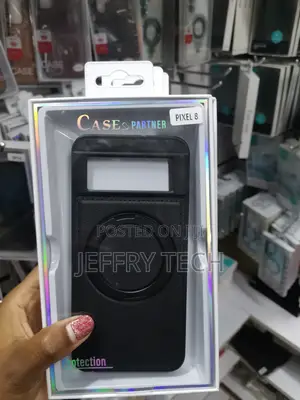 Fangda Google Pixel 8 Leather Case With Magsafe Invisible Stand