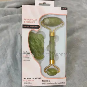 *3in1 Natural Stone Derma Facial Jade Roller Massager