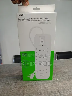 Belkin Surgeplus 8way Extension With Dual Usb Outputs