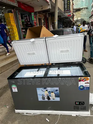 Premier 400l Chest Freezer, Double Door Freezer