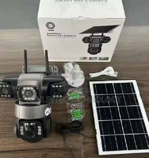 V380 4g Triple Len Solar PTZ Camera Full Hd 1080p Recording Capability