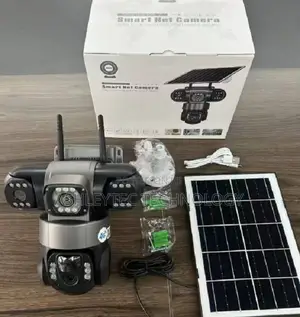 Triple Lens 4g Solar PTZ Camera Supports 4g Sim Card Connectivity