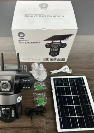 4g Triple Lens Solar Powered Alarm Siren and Strobe Light