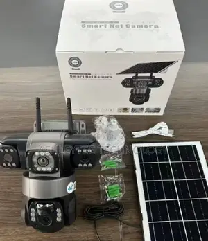 Efficient V380 Triple Lens 4g Simcard Solar PTZ Camera