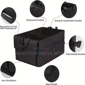 Collapsible Multi-Compartment Foldable Car Boot Organizer