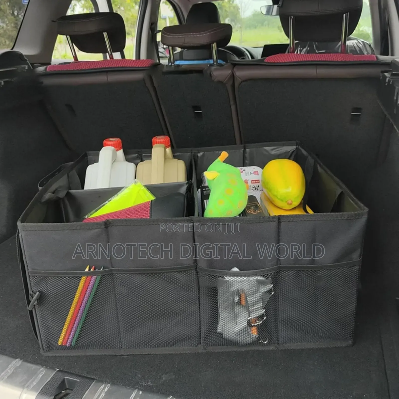 Collapsible Multi-Compartment Foldable Car Boot Organizer