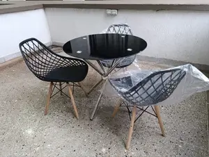 Modern Glass Dining Table/ Chair