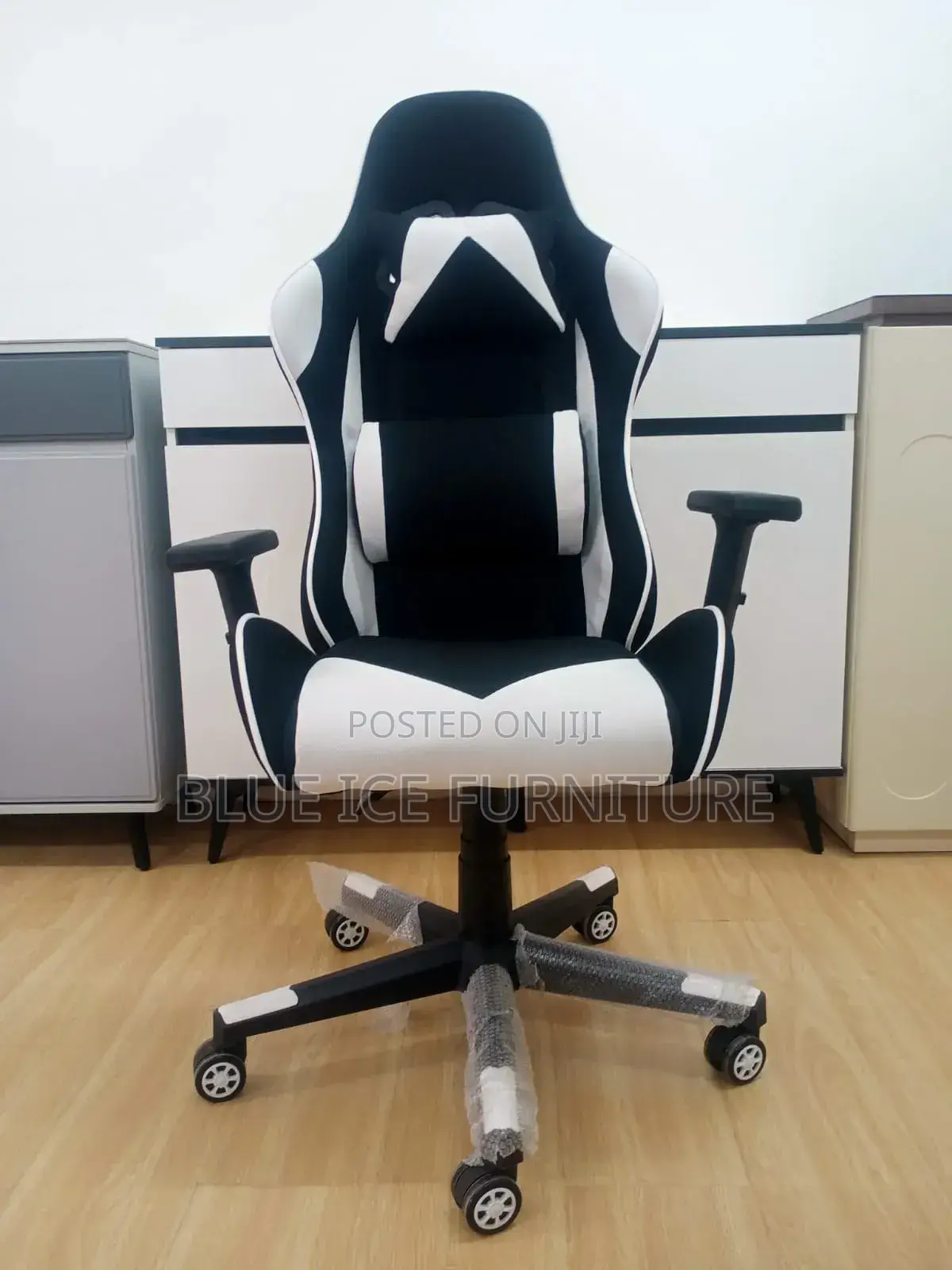Black White Gaming Chair