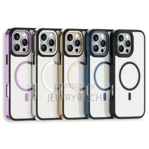 Wireless Charging Transparent Case Lens Film for iPhone 14,15 Pro Ma