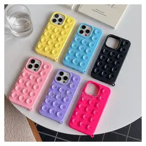 Suction Cup Silicone Case for iPhone, 13 , 14,15 and 16 Pro Max