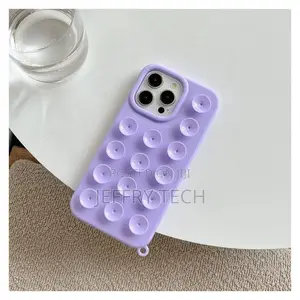 (Octobuddy) Soft Silicone Case for iPhone, 13 , 14,15 and 16 Pro Max