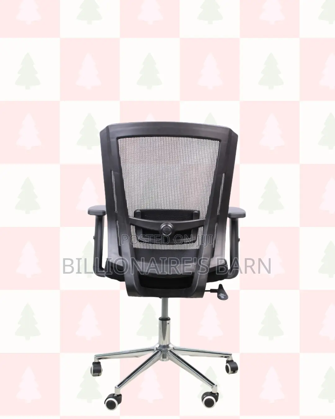 Mid-Back Office Chair | Smooth Movement, Strong Chrome Base