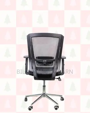 Mid-Back Office Chair | Smooth Movement, Strong Chrome Base