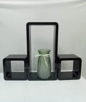 3pcs Plastic Wood Floating Shelves