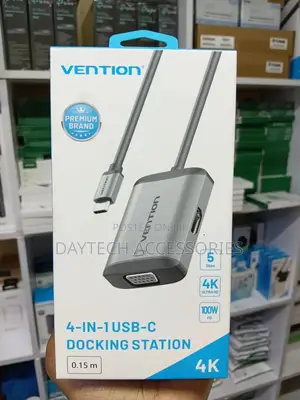 Vention Type-c To Hdmi / Vga / Usb 3.0 / Pd Converter