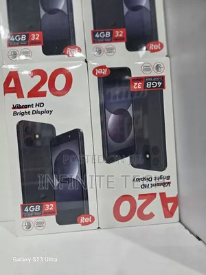 New Itel A20 16 GB Black
