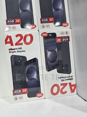 New Itel A20 16 GB Black