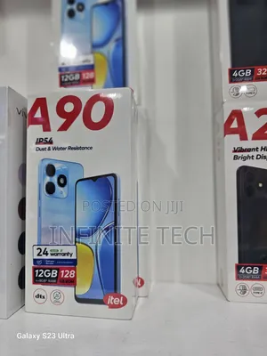 New Itel A90 64 GB Black