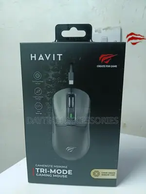 A Havit Gamenote Ms969se Tri-Mode Gaming Mouse.