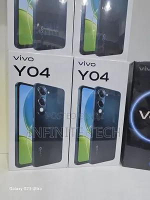 New Vivo Y04 64 GB Black