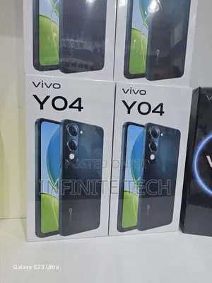 New Vivo Y04 128 GB Black