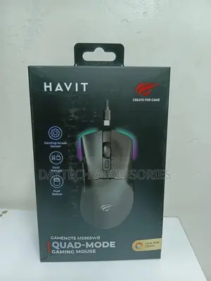 Havit Ms966wb Quad-Mode Wireless Gaming Mouse - Black