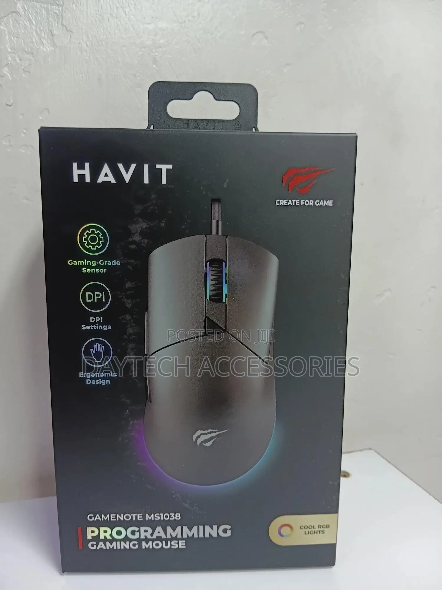 This Is a Havit Ms1038 Programming Gaming Mouse.