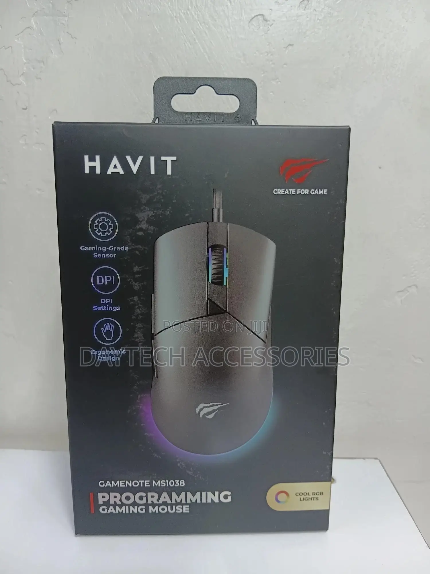 This Is a Havit Ms1038 Programming Gaming Mouse.